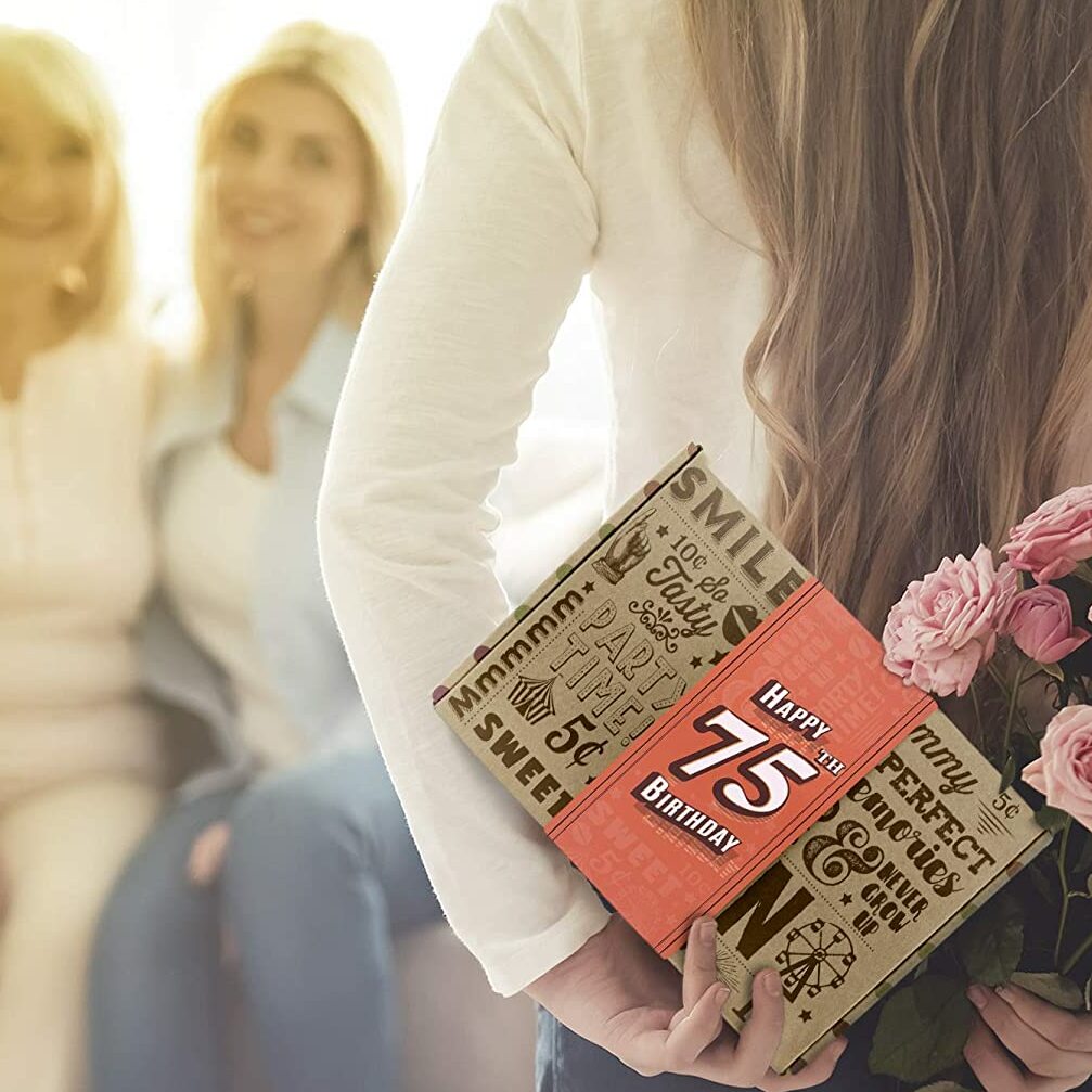 75 Years Retro Candy Gift Box