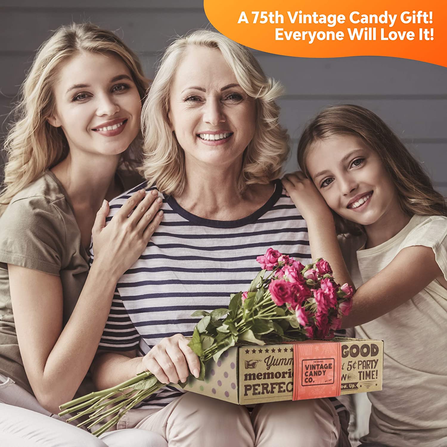 75 Years Retro Candy Gift Box