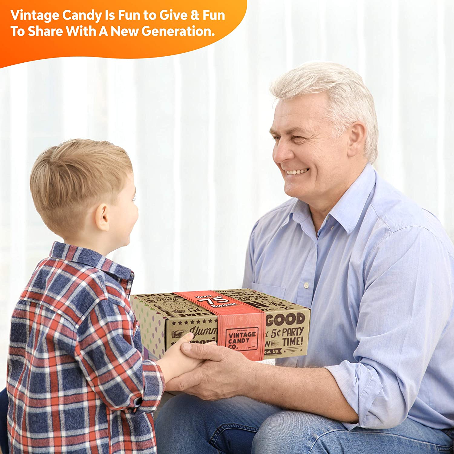 75 Years Retro Candy Gift Box
