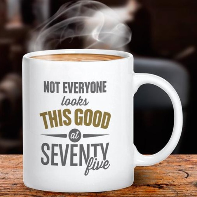 75th Birthday Keepsake Coffee Mug