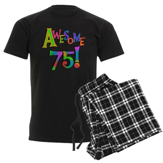 75Th Birthday Men's Pajamas