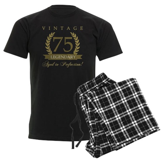 75Th Birthday Men's Pajamas