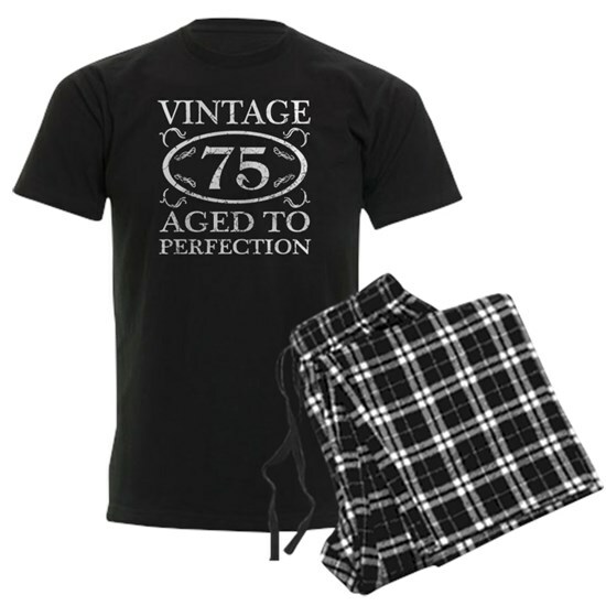  75Th Birthday Men's Pajamas