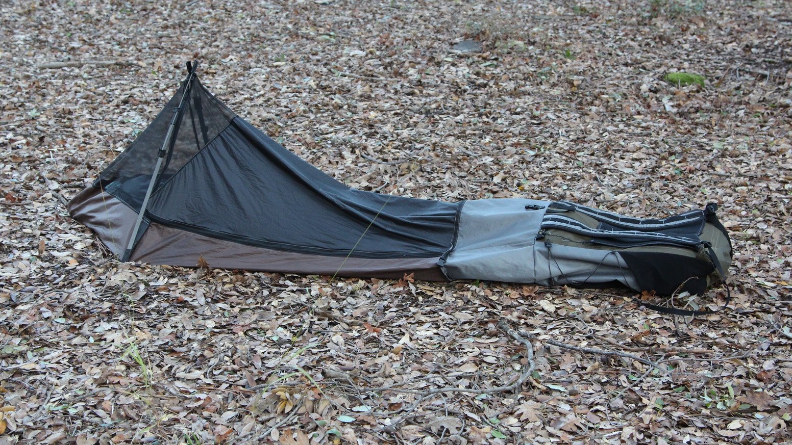 A Backpack That Transforms into a Bivy Tent