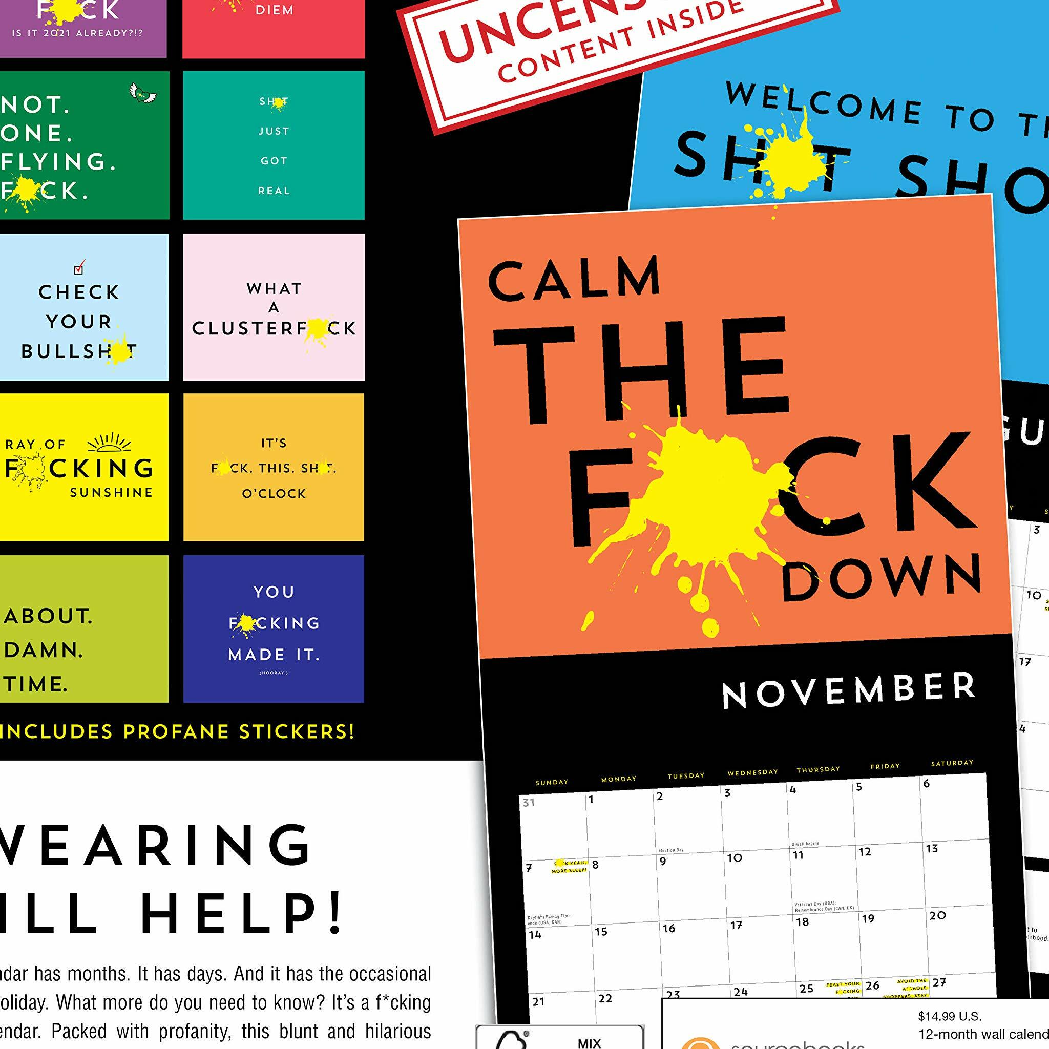 A F*cking 2021 Calendar: Get Your Sh*t Together This Year