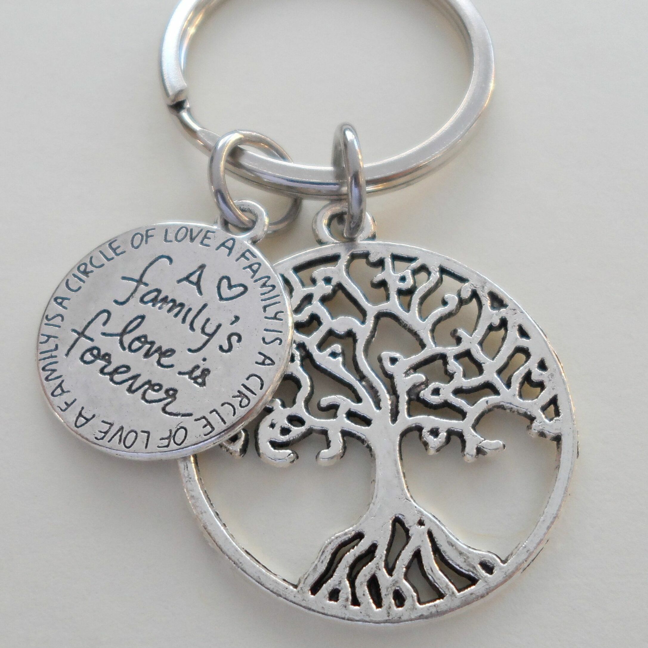 A Family's Love is Forever Keychain