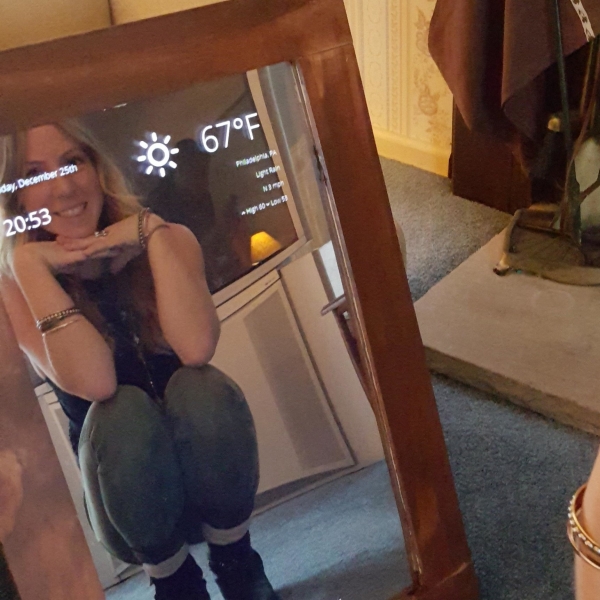 A Magic Mirror that Shows the Weather and Gives Compliments