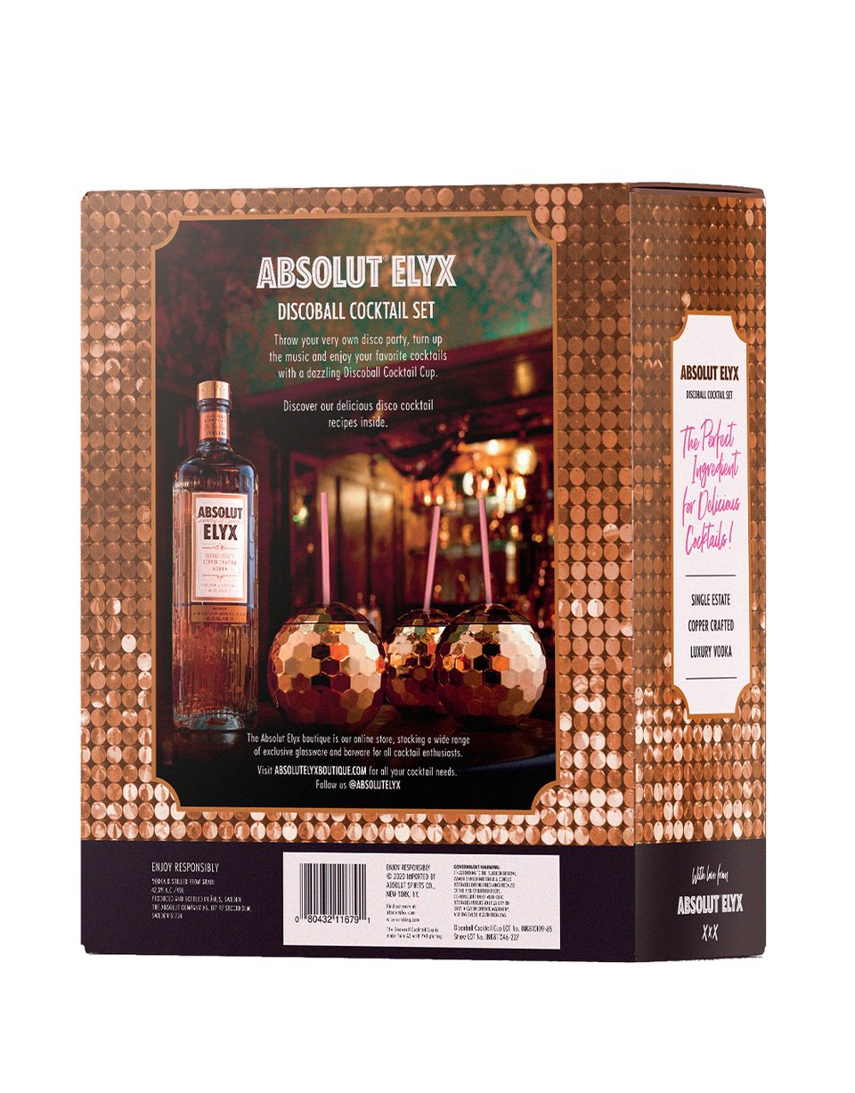 Absolut Vodka Discoball Cocktail Set