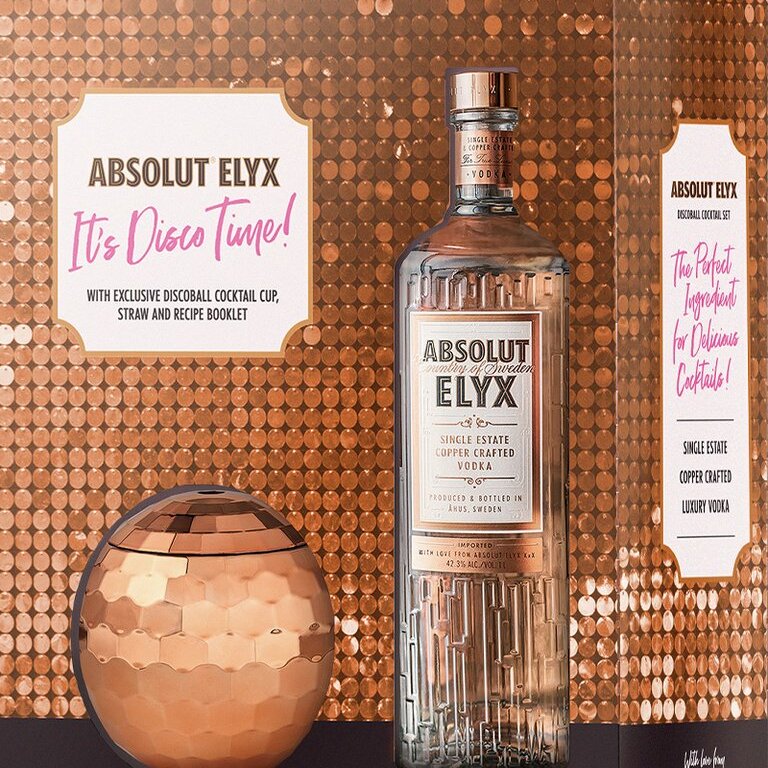 Absolut Vodka Discoball Cocktail Set