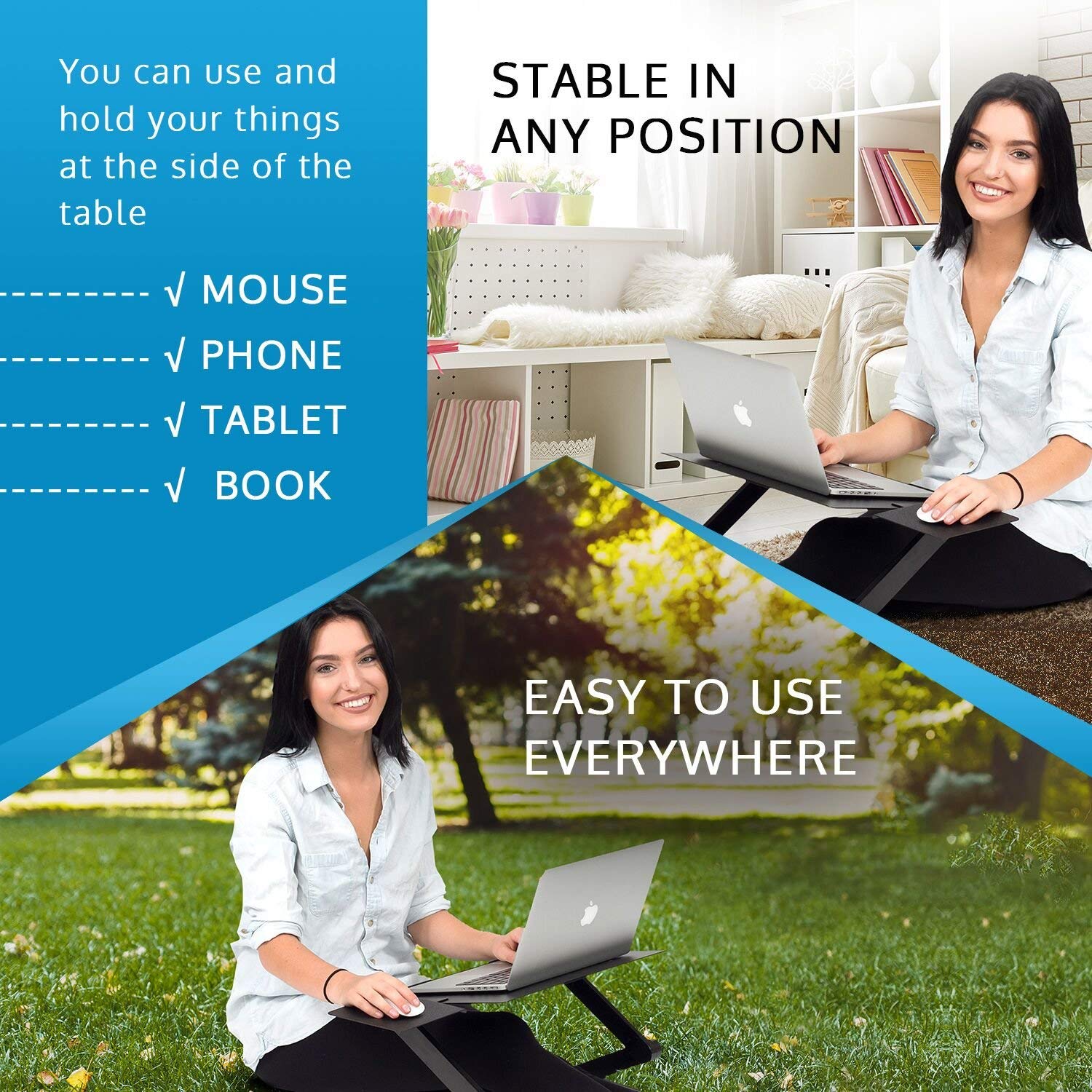 Adjustable Aluminum Laptop Desk