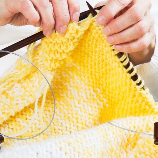 Adjustable Straight Knitting Needle System