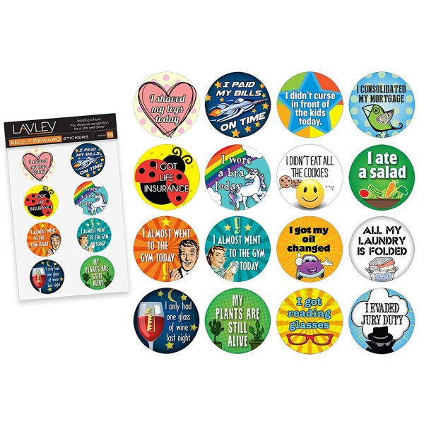 Adult Achievement Stickers 