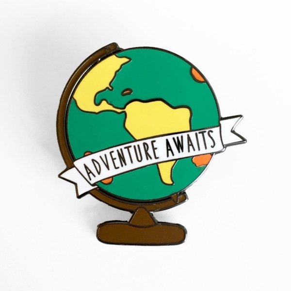 Adventure Awaits Pin