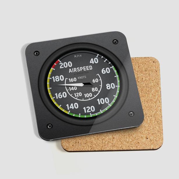 Airplane Instrument Coasters Set