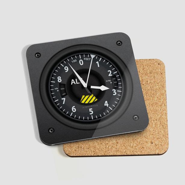 Airplane Instrument Coasters Set