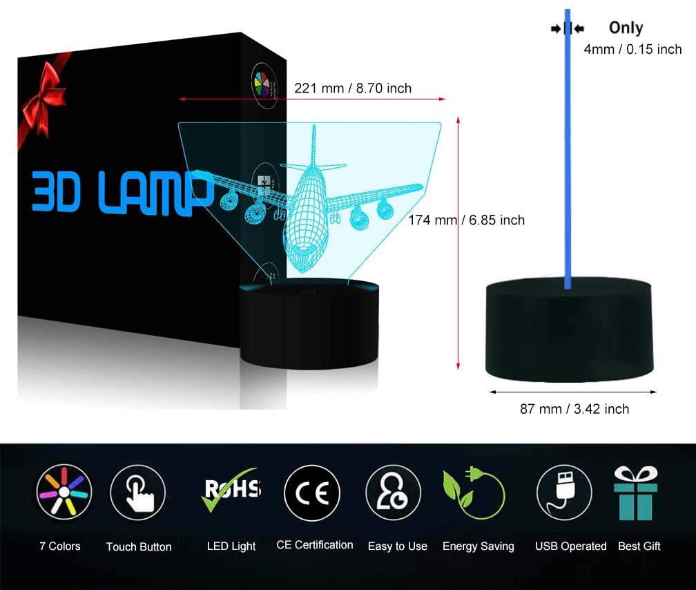 Airplane Night Light