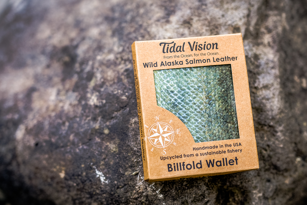 Alaska Salmon Leather Wallet