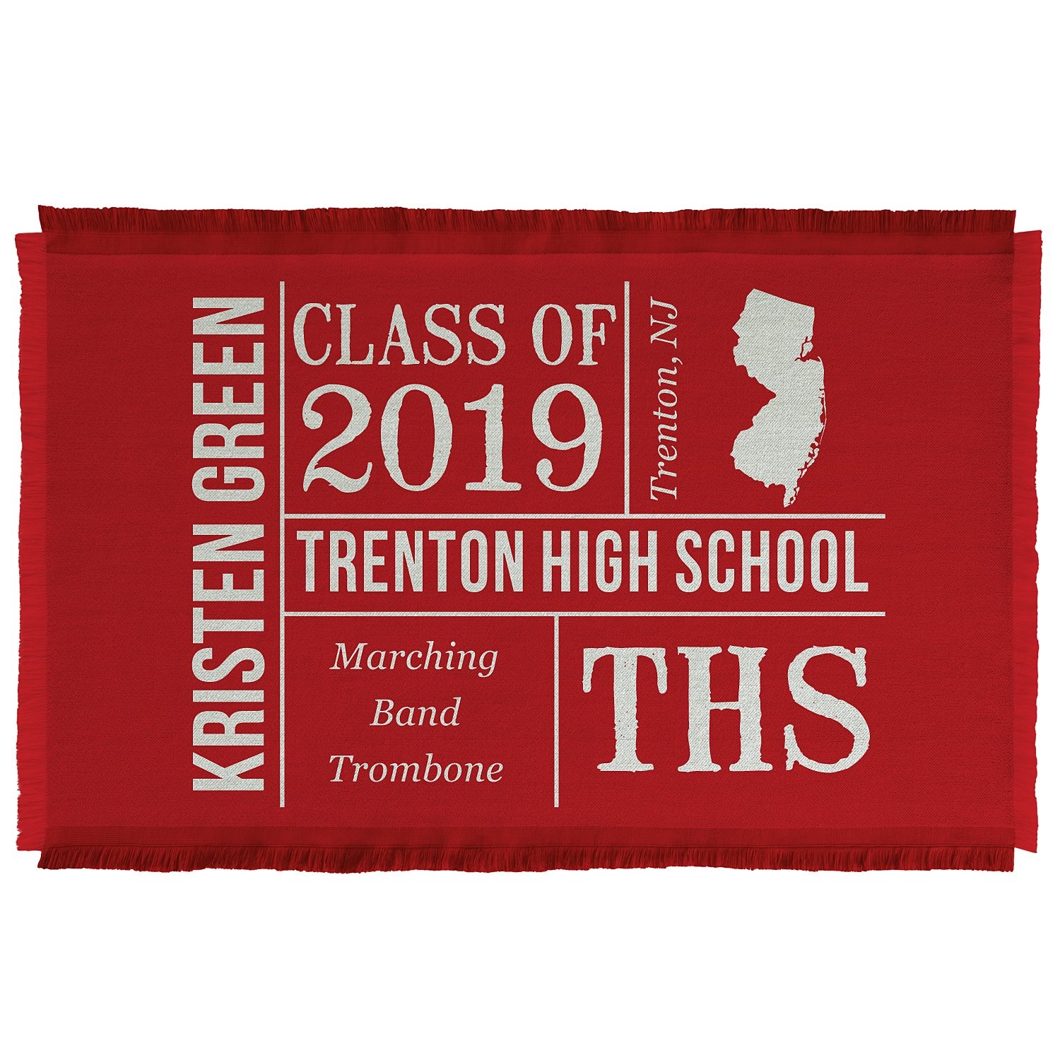  All About the Graduate Throw