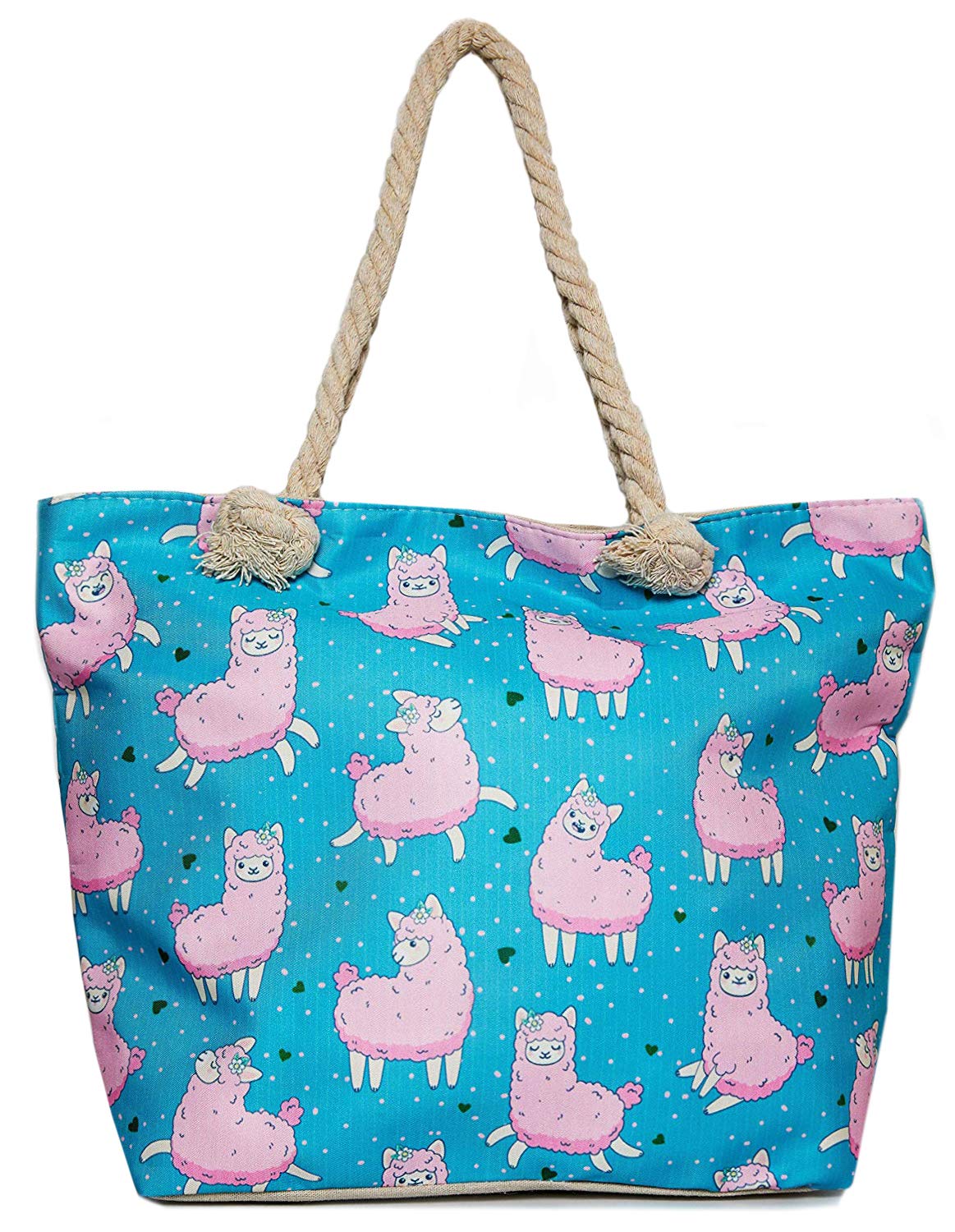 Alpaca Beach Tote Bag