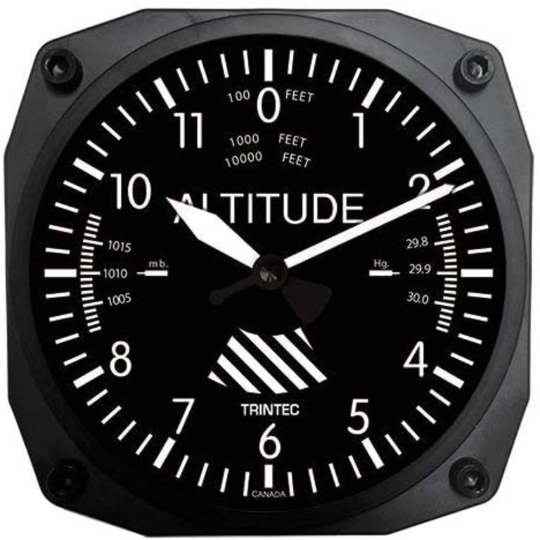 Altimeter Wall Clock