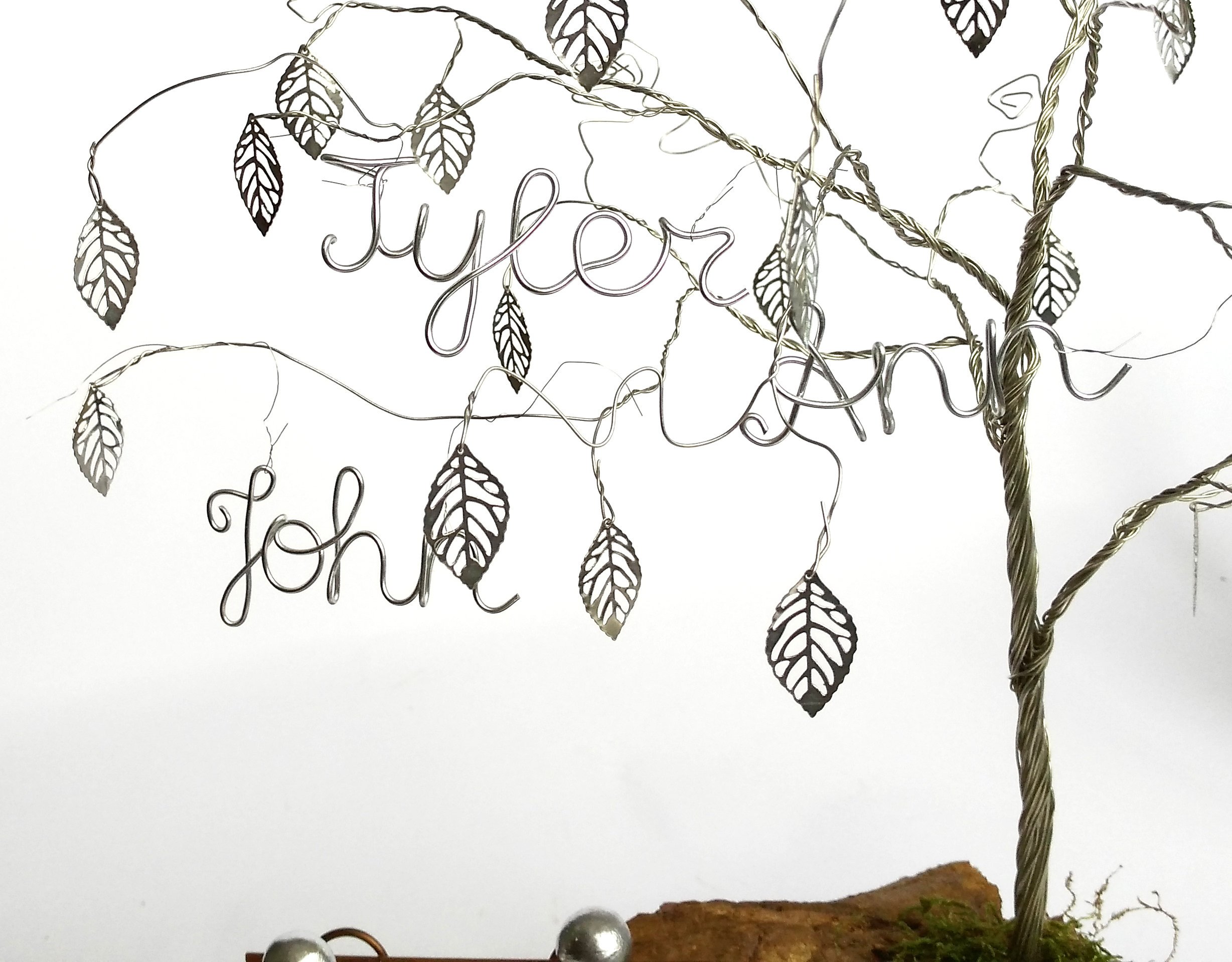 Aluminum Personalized Family Tree