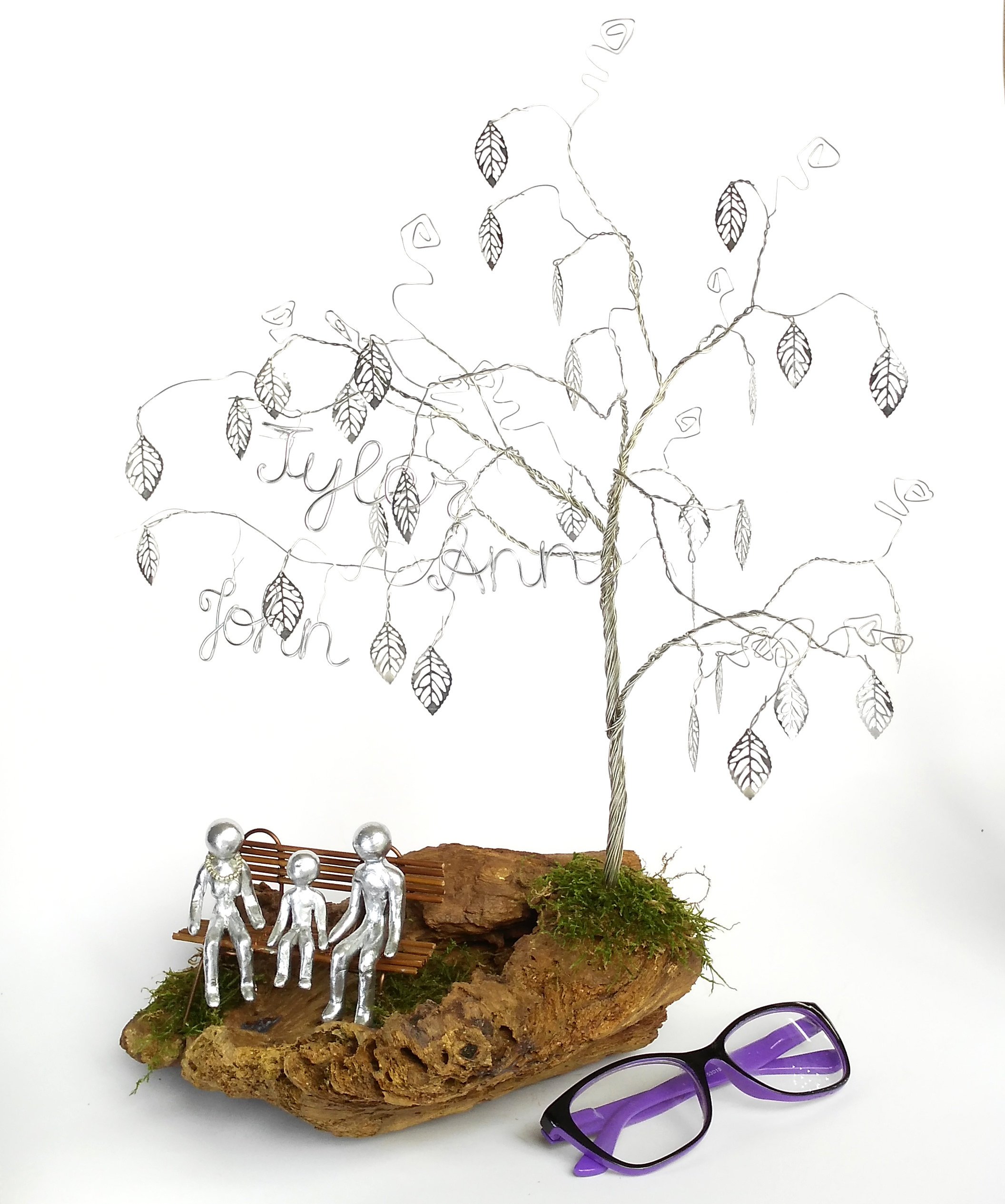 Aluminum Personalized Family Tree