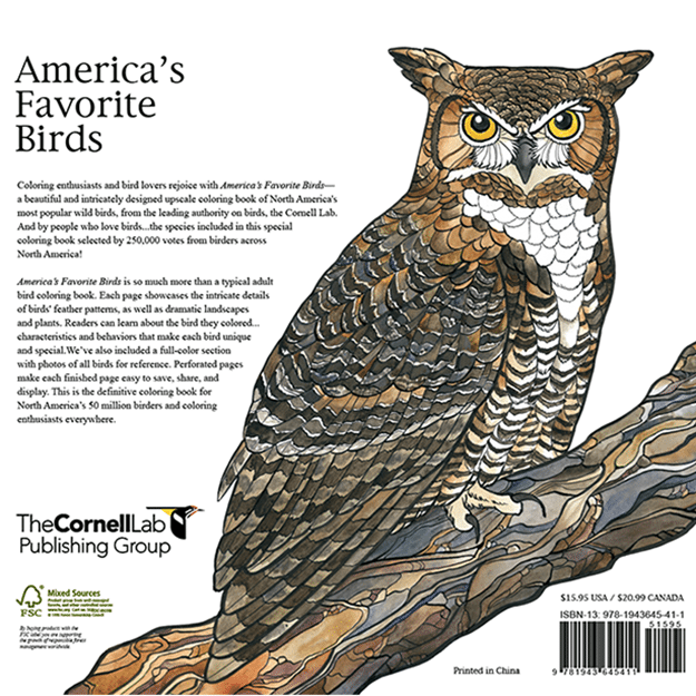 American Birds Coloring Book