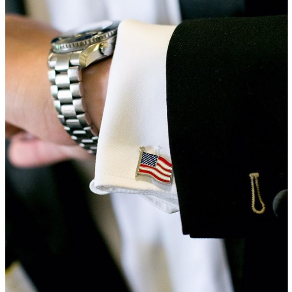 American Flag Cufflinks