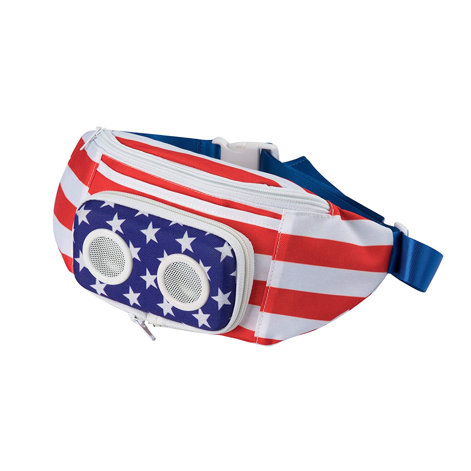 American Flag Fannypack with Speakers