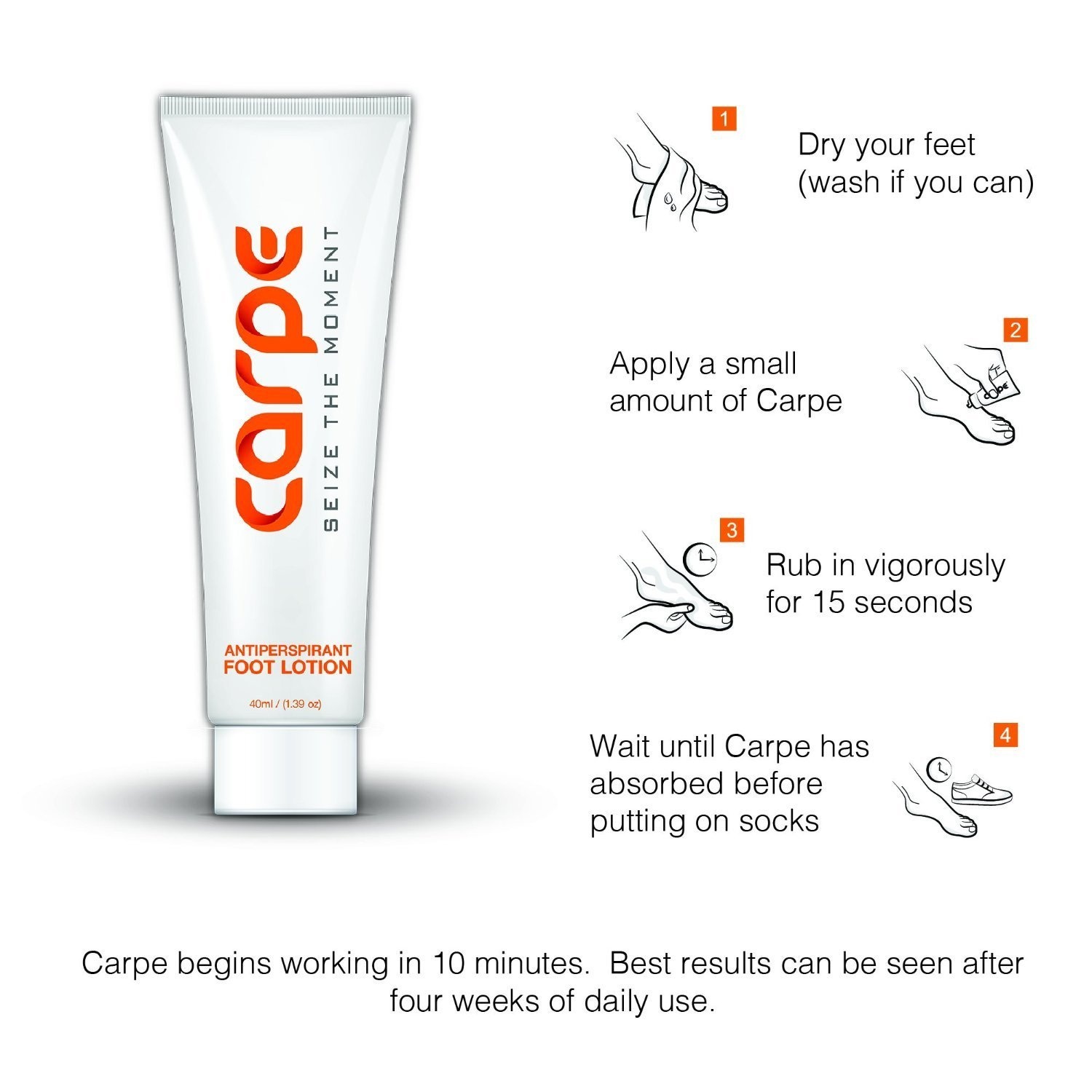  Antiperspirant Foot Lotion