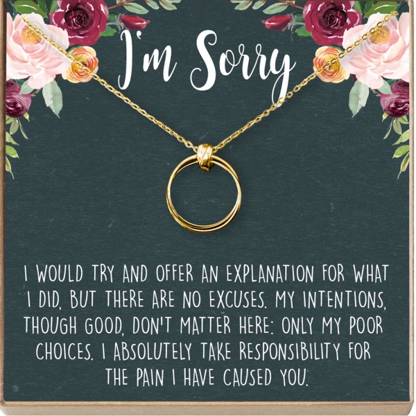 Apology Gift Necklace for Her