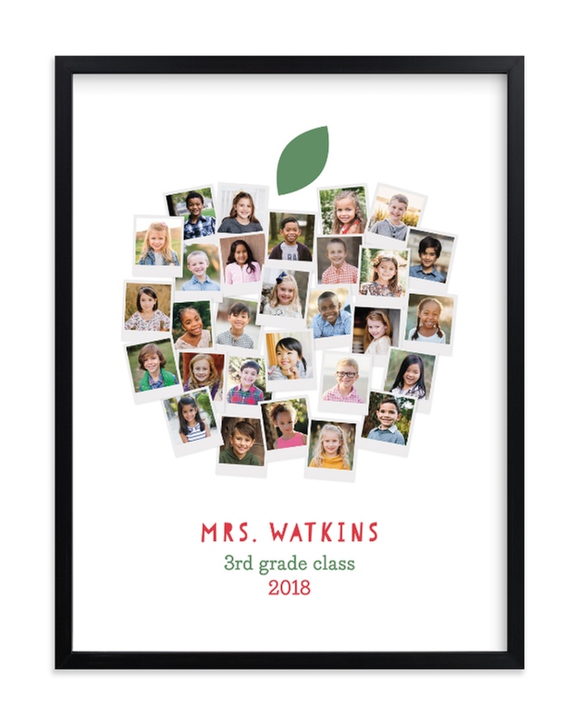 Apple for the Teacher Personalized Print