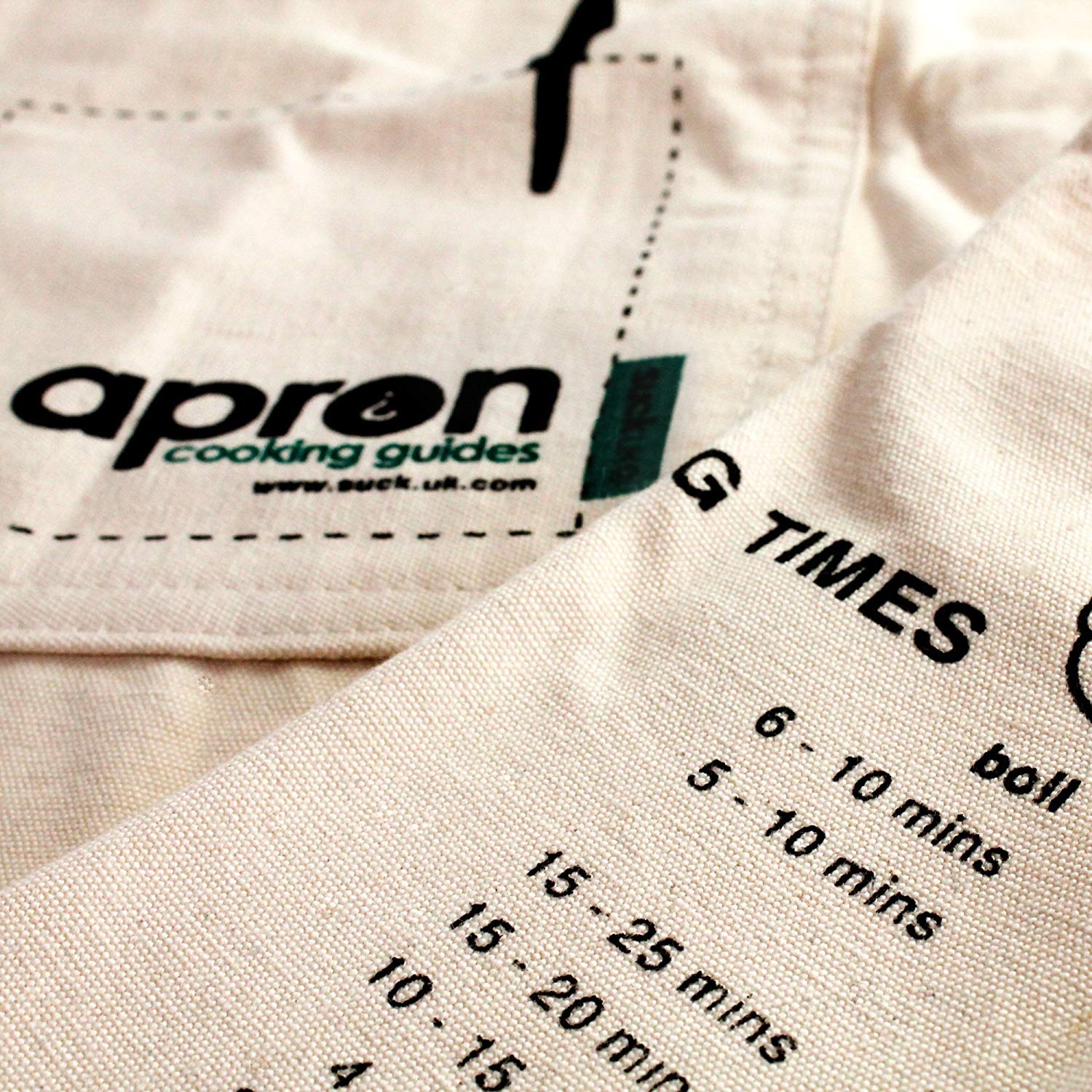 Apron with Cooking Guide
