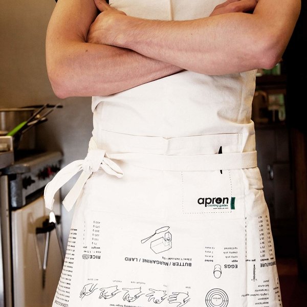 Apron with Cooking Guide