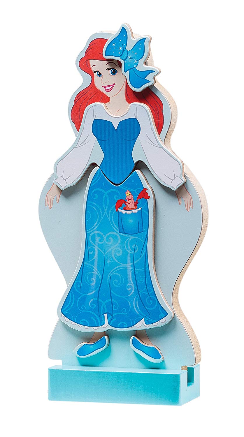  Ariel Magnetic Wooden Doll Play Set