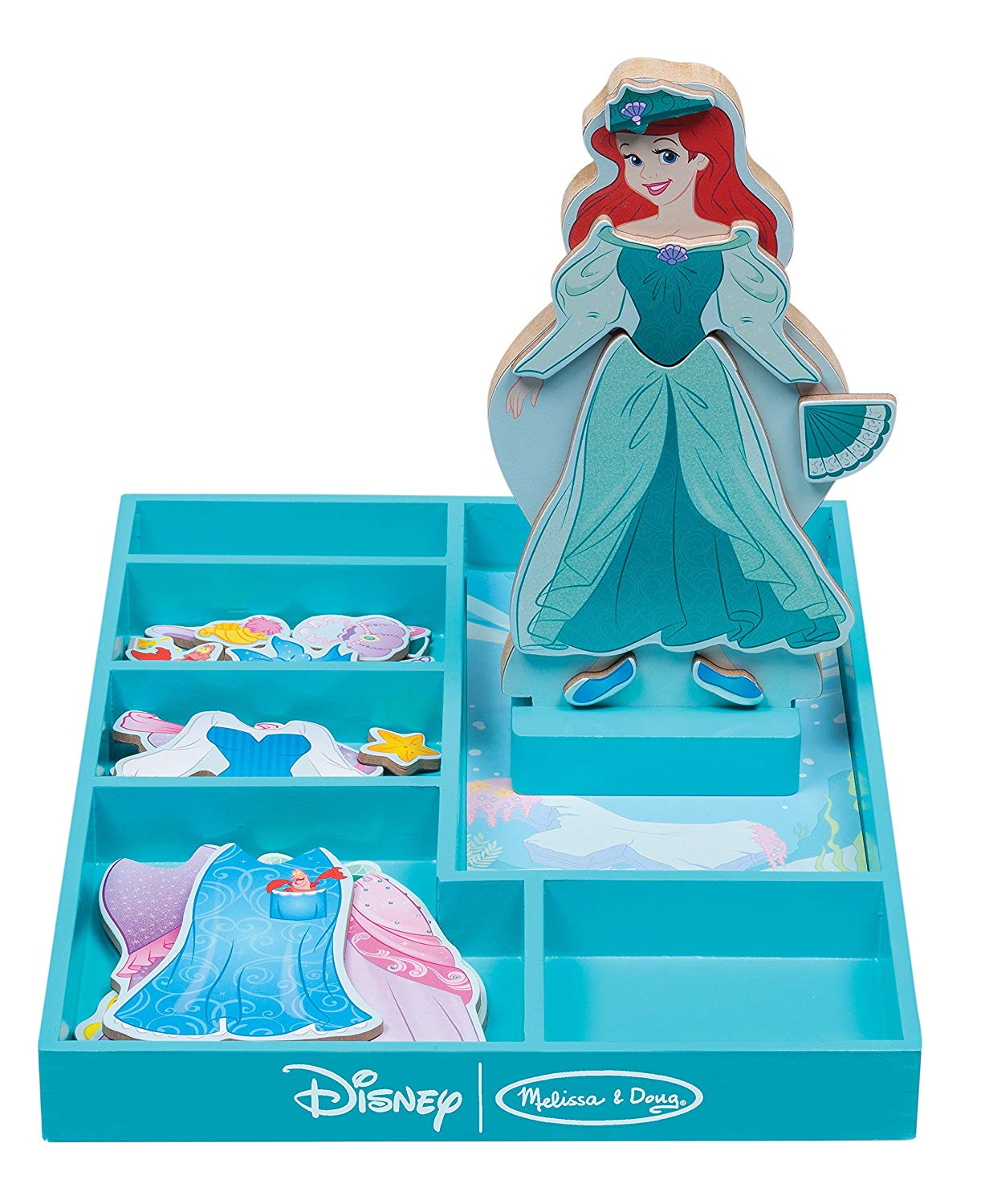  Ariel Magnetic Wooden Doll Play Set