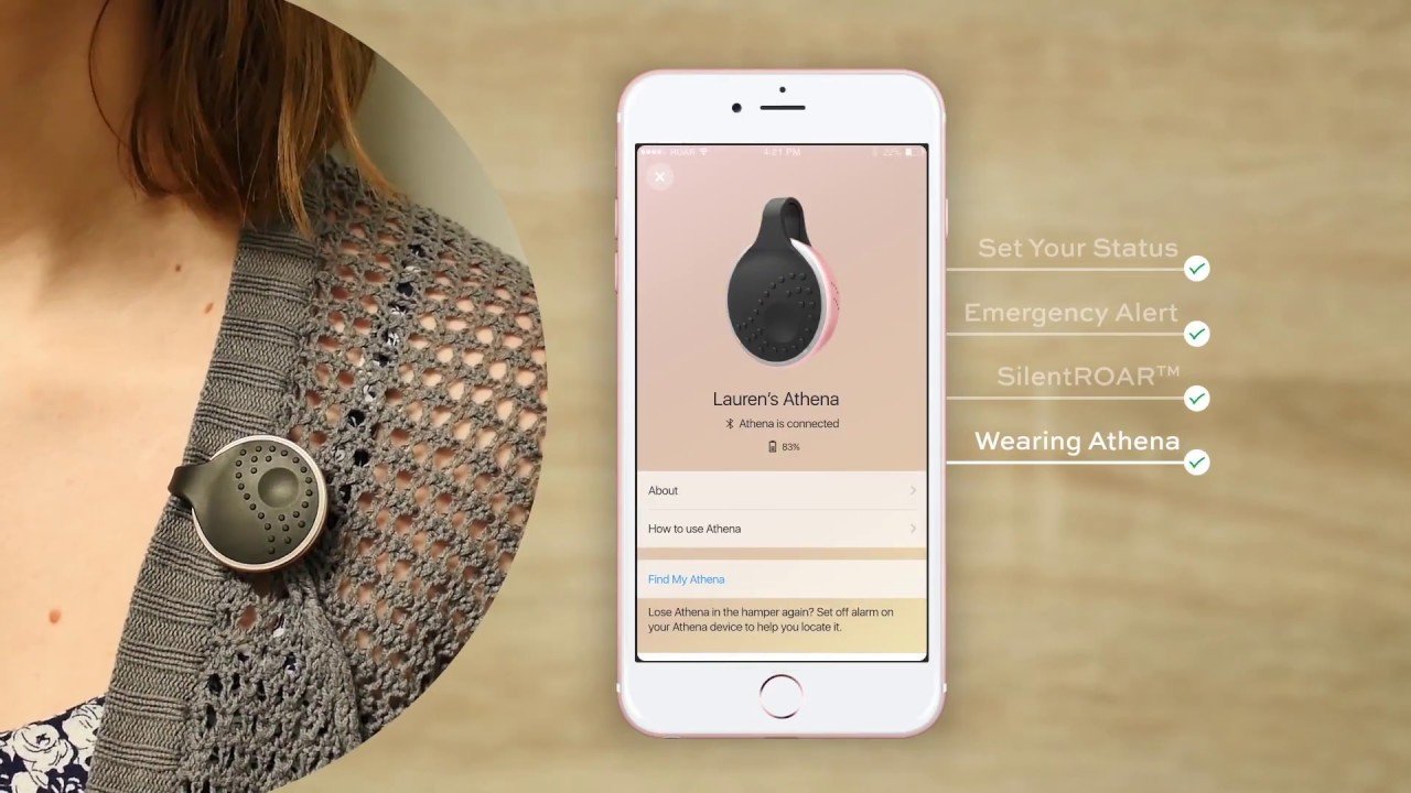 Athena Wearable Safety Accessory