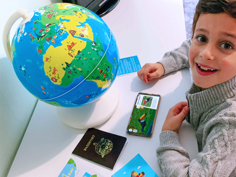 Augmented Reality Interactive Globe For Kids
