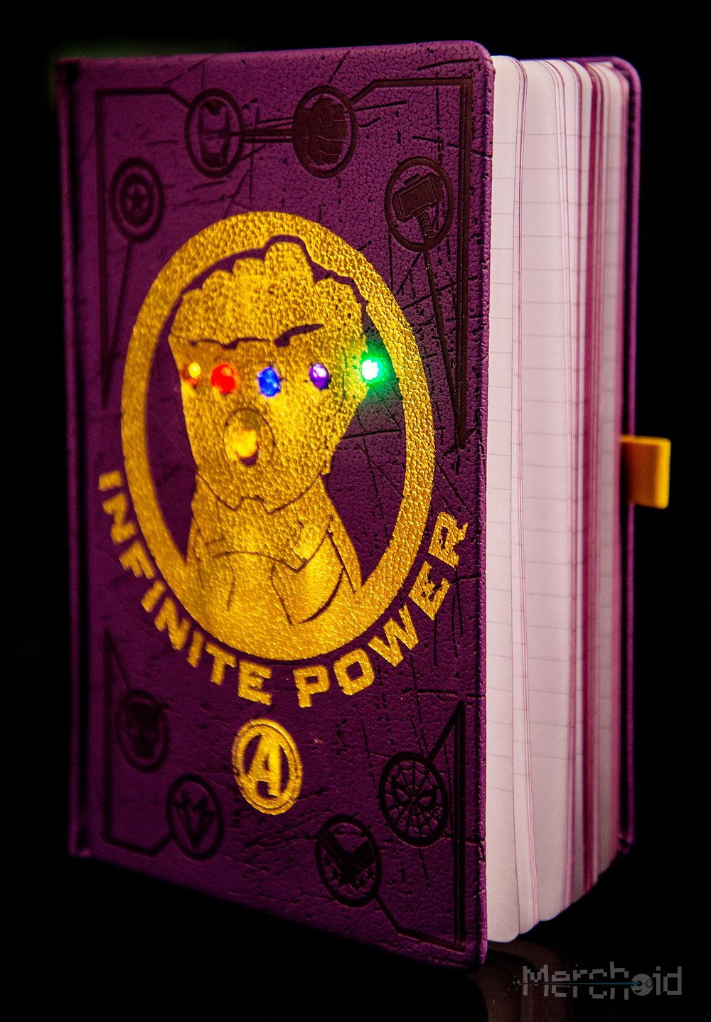 Avengers: A Simple Calculus Infinity Gauntlet LED Notebook