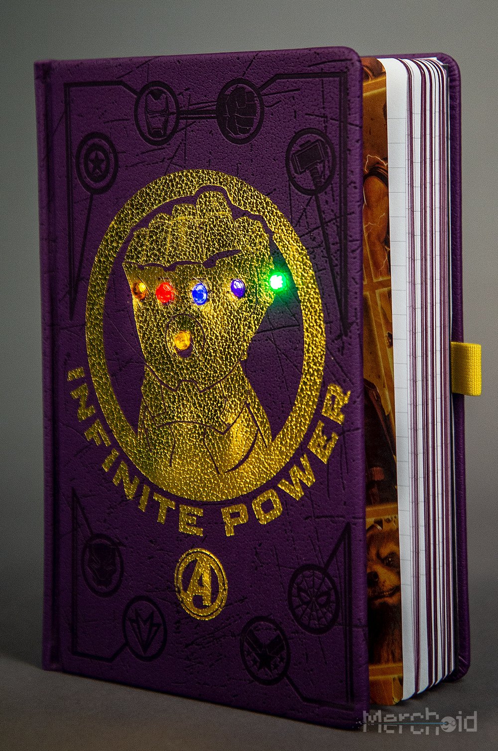 Avengers: A Simple Calculus Infinity Gauntlet LED Notebook