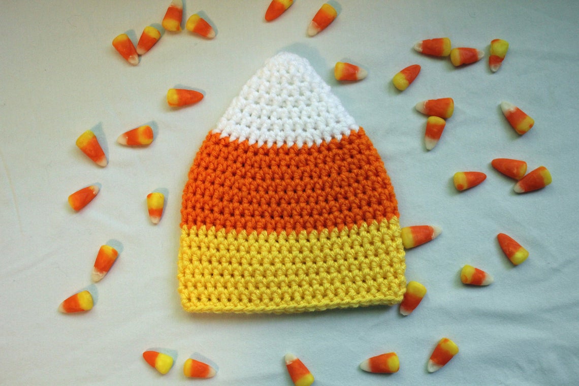 Baby Candy Corn Hat