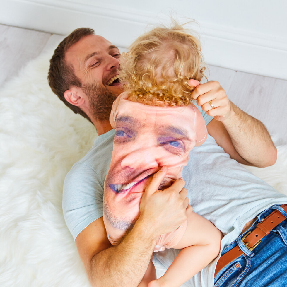 Baby Face - Personalised Baby Grow