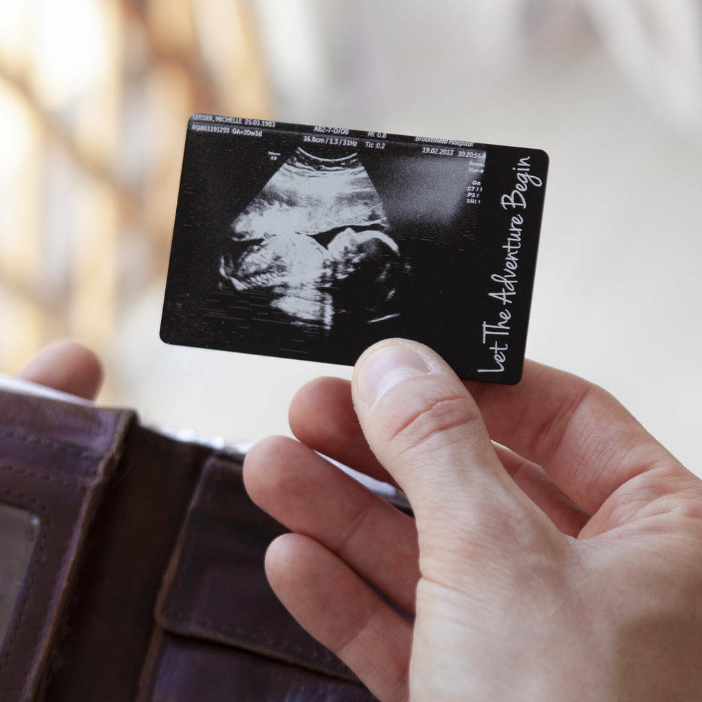 Baby Scan Keepsake Wallet Card