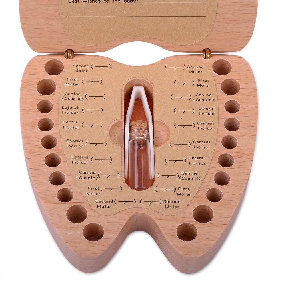 Baby Teeth Keepsake Wooden Box