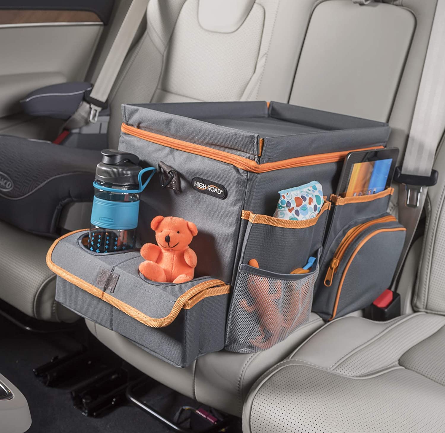 Backseat Car Organizer and Cooler For Kids