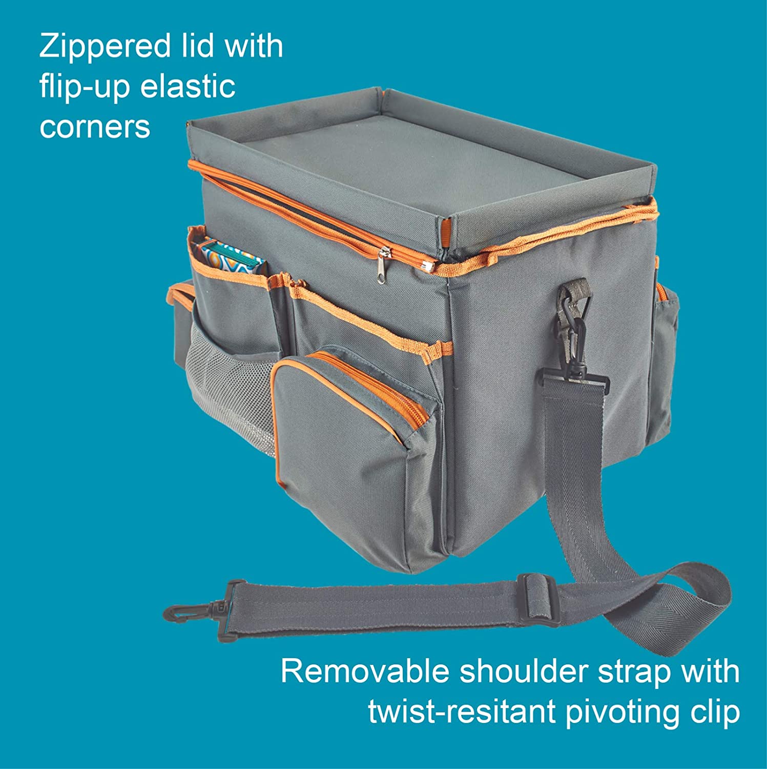 Backseat Car Organizer and Cooler For Kids