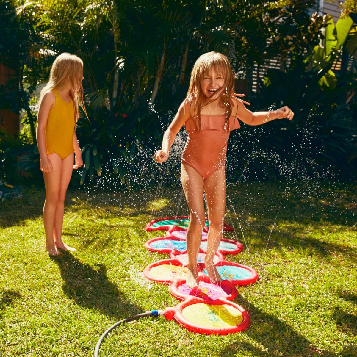 Backyard Hopscotch Water Sprinkler