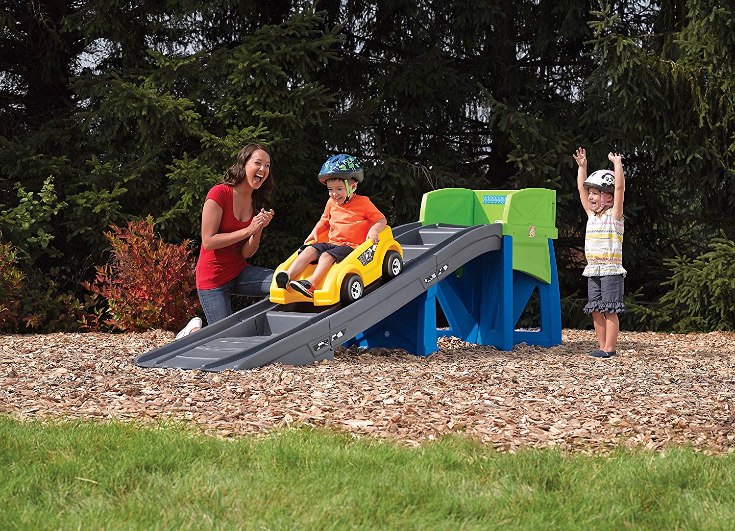 Backyard Roller-Coaster Ride-on Play-set