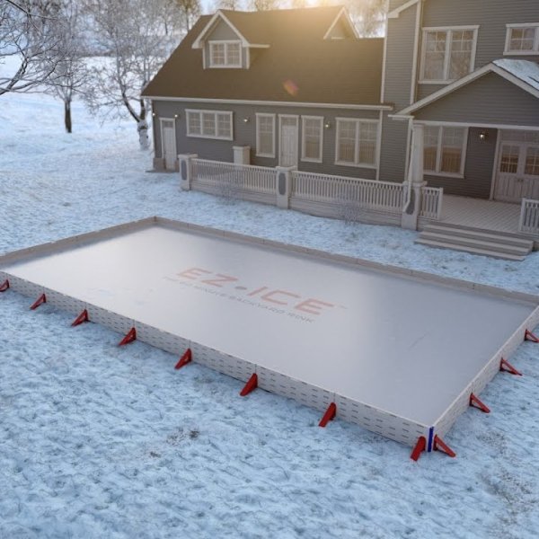 Backyard Skating Rink in 60 Minutes