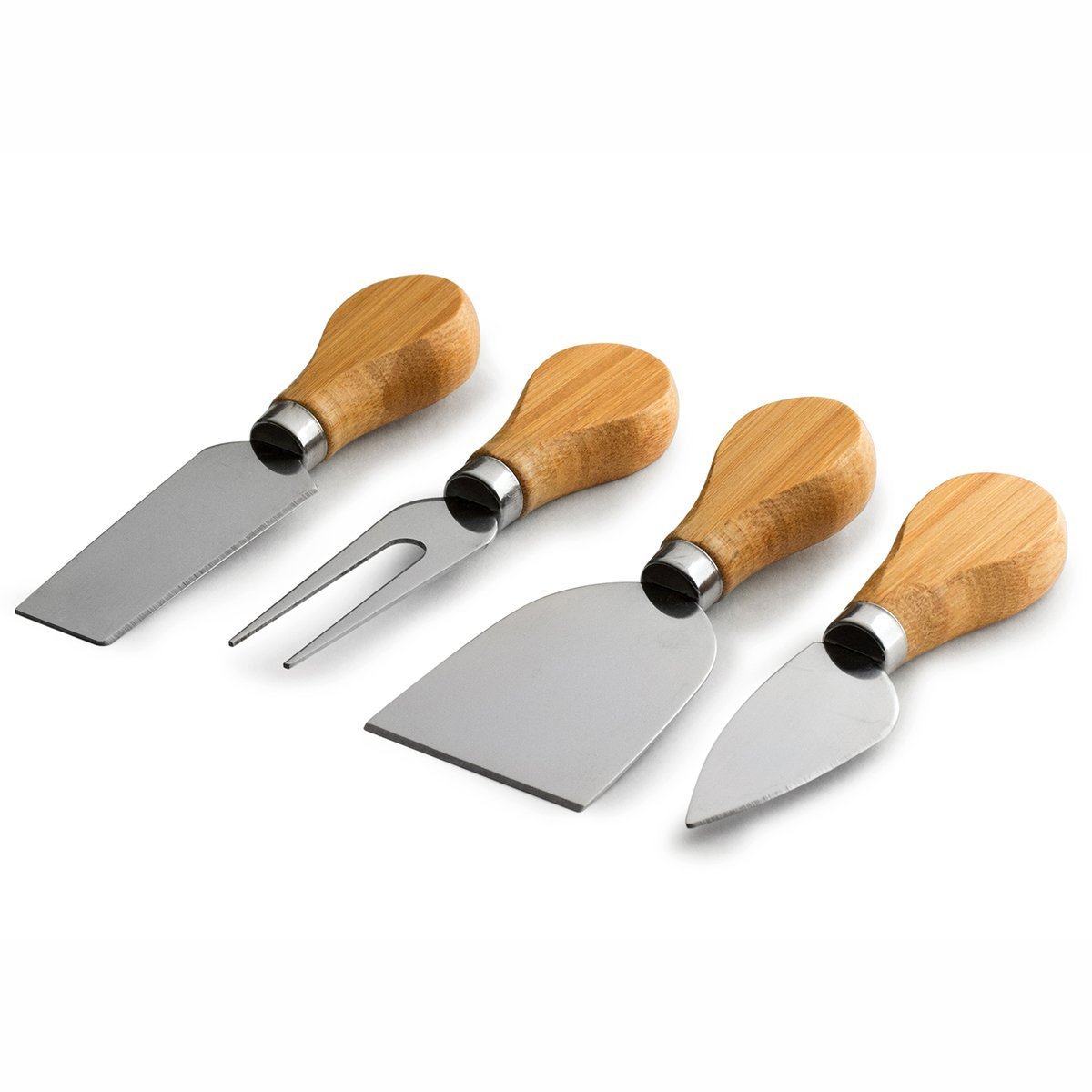 Bamboo Cheese Board with Cutlery Set